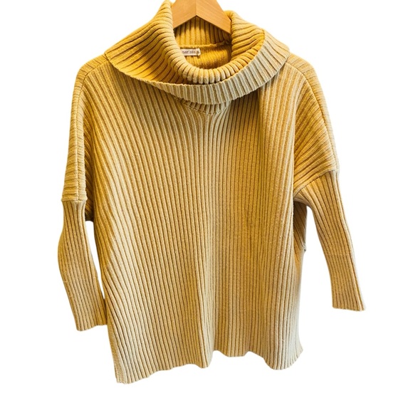 MERSEA New Yorker Ribbed Cowl Sweater Golden - Picture 3 of 7